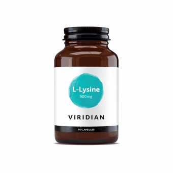 VIRIDIAN L-Lysine 500 mg, 90 капсулы
