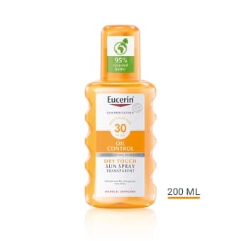 EUCERIN бецветный солнцезащитный аэрозоль SUN, SPF 30+, 200 мл