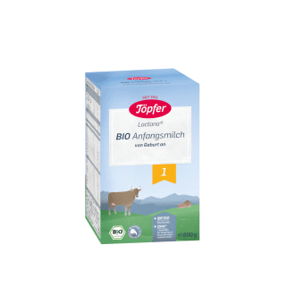 TOPFER piena maisījums līdz 6 mēn.,ekoloģisks LACTANA BIO 1, 600 g