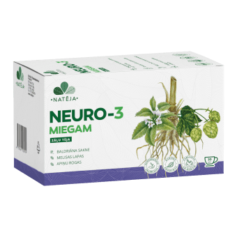 NATĒJA Травяной чай NEURO-3 для cна, 20 пакетики