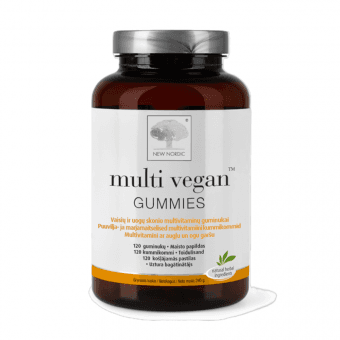 NEW NORDIC жевательные пастилы MULTI VEGAN GUMMIES, 120 шт.