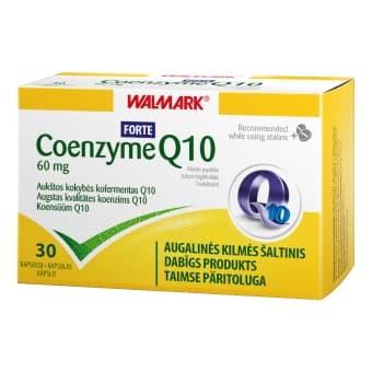 WALMARK COENZYME Q10 FORTE 60 mg, 30 kapsulas