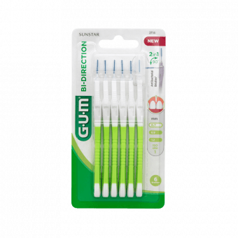 GUM межзубная щётка Bi-DIRECTION, 0,7 мм, 6 шт.