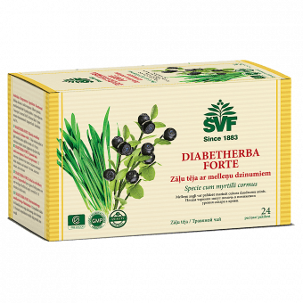 ŠVF чай DIABETHERBA FORTE, 24 пакетики