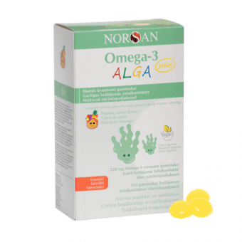 NORSAN OMEGA-3 ALGA JELLY желейные конфеты, 120 шт.