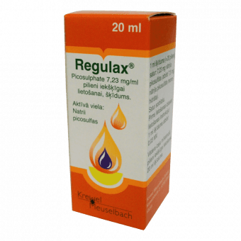 REGULAX PICOSULPHATE 7,23 мг/мл капли, 20 мл