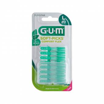 GUM межзубная щётка SOFT-PICKS COMFORT FLEX MINTY, L, 40 шт.