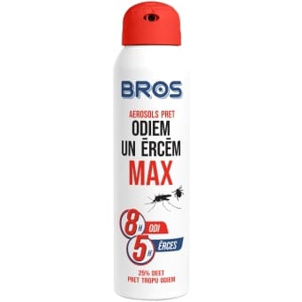 BROS aerosols pret odiem un ērcēm MAX, 90 ml