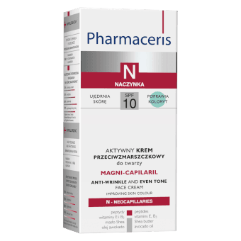 PHARMACERIS N MAGNI-CAPILARIL aktīvs pretgrumbu krēms sejai, 50 ml