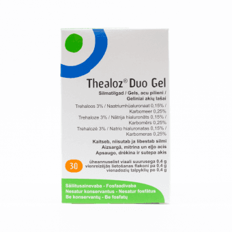THEALOZ DUO GEL гелевые капли для глаз в унидозах, 30 шт.