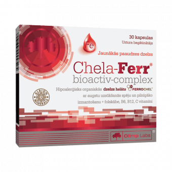 OLIMP LABS CHELA-FERR BIOACTIV COMPLEX kapsulas, 30 gab.