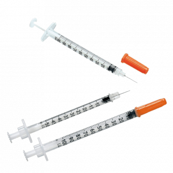 ACCUPOINT Шприц инсулиновый 1мл. c интегрированой иглой 29G (0,33х13мл), 1 шт.