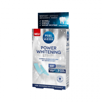 PERLWEISS balinošās sloksnītes POWER WHITENING, 5 gab.