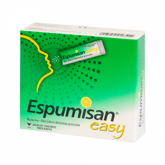 ESPUMISAN EASY 125 mg granulas, 14 paciņas