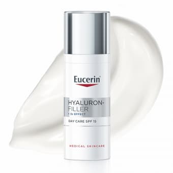 EUCERIN dienas krēms ar SPF 15 normālai un kombinētai ādai HYALURON-FILLER +3x EFFECT, 50 ml