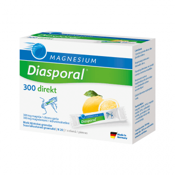 MAGNESIUM DIASPORAL 300 DIREKT гранулы, растворимые в полости рта, 20 пакетики