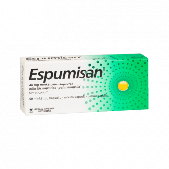ESPUMISAN 40 mg mīkstās kapsulas, N50