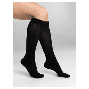 LAUMA MEDICAL medicīnsikās kompresijas pusgarās zeķes COTTON COMFORT, (mod.AD204), melnas, 39-41 izmērs, 1 pāris