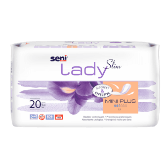 SENI LADY uroloģiskie ieliktnīši sievietēm MINI PLUS, 2.5 piles, 20 gab.