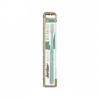 JORDAN зубная щётка, мягкая GREEN CLEAN, 1 шт.