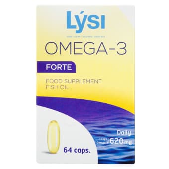 LYSI OMEGA-3 Forte Рыбий жир, 64 шт.