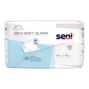SENI SUPER SOFT absorbējošie palagi, 40x60 cm, 30 gab.