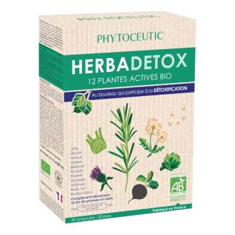 PHYTOCEUTIC uztura bagātinātājs HERBADETOX, 200 ml