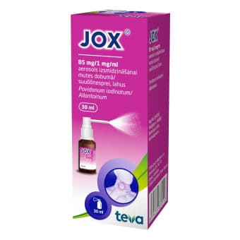 JOX 85 мг/1 мг/мл аэрозоль, 30 мл