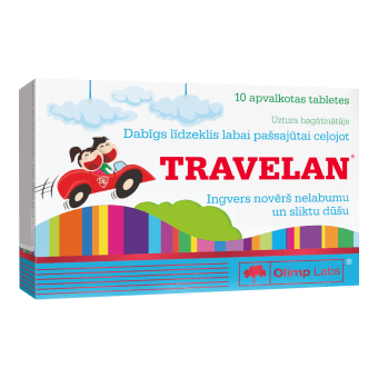 OLIMP LABS TRAVELAN SPOKO LOKO tabletes, 10 gab.