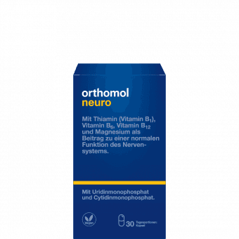 ORTHOMOL uztura bagātinātājs NEURO, 30 kapsulas