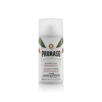 PRORASO пена для бритья SENSITIVE GREEN TEA, 50 мл