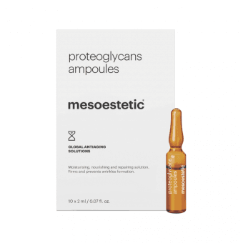 MESOESTETIC ampulas ādas elastībai un mitrināšanai PROTEOGLYCANS, 2 ml
