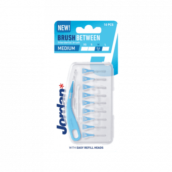 JORDAN межзубные щётки BRUSH BETWEEN, M, 0,6 мм, 10 шт.