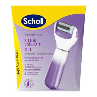 SCHOLL pēdu vīle elektroniska FILE&SMOOTH 2in1, 1 gab.