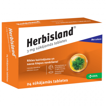 HERBISLAND 3 мг таблетки для рассасывания, N24