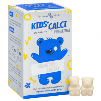 FORMULA VITALE пищевая добавка KIDS+ CALCI PREMIUM, 60 жевательные пастили
