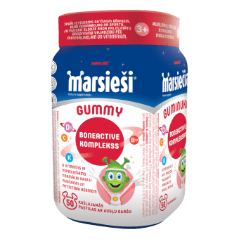 Marsieši®  GUMMY BONEACTIVE KOMPLEKSS, 50 košļājamās pastilas