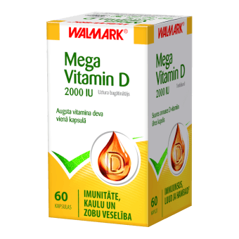 WALMARK MEGA VITAMIN D, капсулы, 60 капсулы