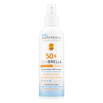 DERMEDIC SUNBRELLA saules aizsargpieniņš bērniem, SPF 50+, 150 ml