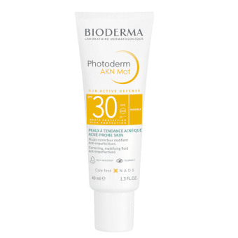 BIODERMA солнцезащитный флюид для комбинированной и жирной кожи PHOTODERM AKN MAT, SPF 30, 40 мл