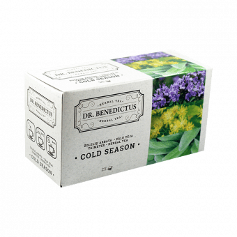 DR. BENEDICTUS COLD SEASON tēja, 25 paciņas