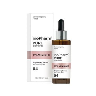 INOPHARM сыворотка для лица с 15% витамина С PURE ELEMENTS, 30 мл