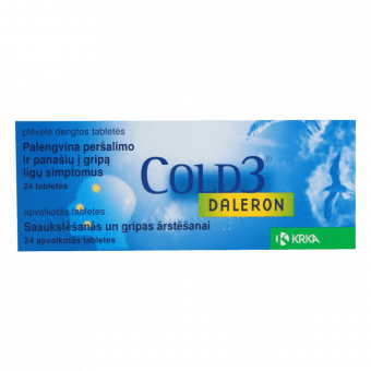 DALERON COLD3 таблетки в оболочке, N24