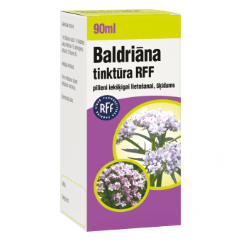 BALDRIĀNA TINKTŪRA RFF pilieni, 90 ml