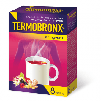 TERMOBRONX с имбирём, порошок, 8 пакетики