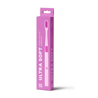 WOOM zobu birste ULTRA SOFT, rozā, 1 gab.