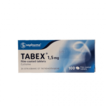 TABEX 1.5mg таблетки в оболочке, N100