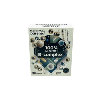 MEGA FORMULA 100% Minerals + B-complex, 30 капсулы