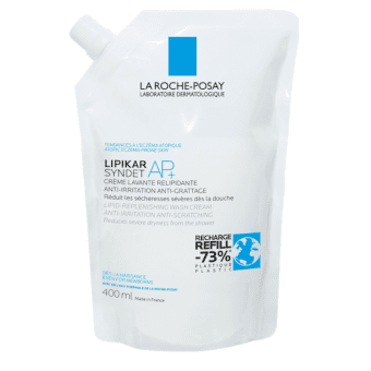 LA ROCHE-POSAY mazgāšanas krēms-gels sausai, atopiskai ādai LIPIKAR SYNDET AP+, 400 ml