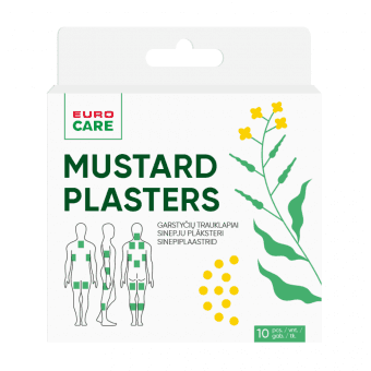 EURO CARE sinepju plāksteri, 10 gab.